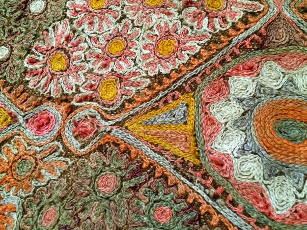 Antique rug taken on my i-phone