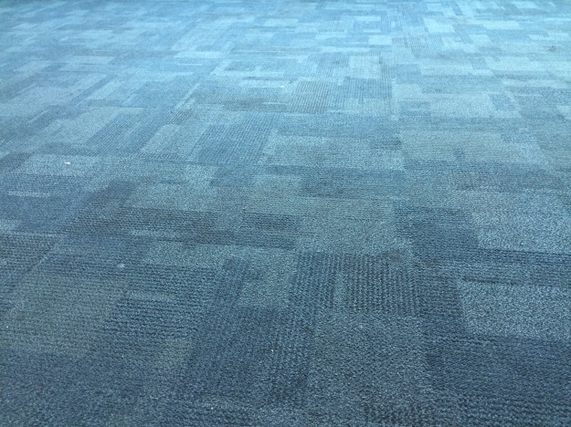 Distance shot of same carpet.