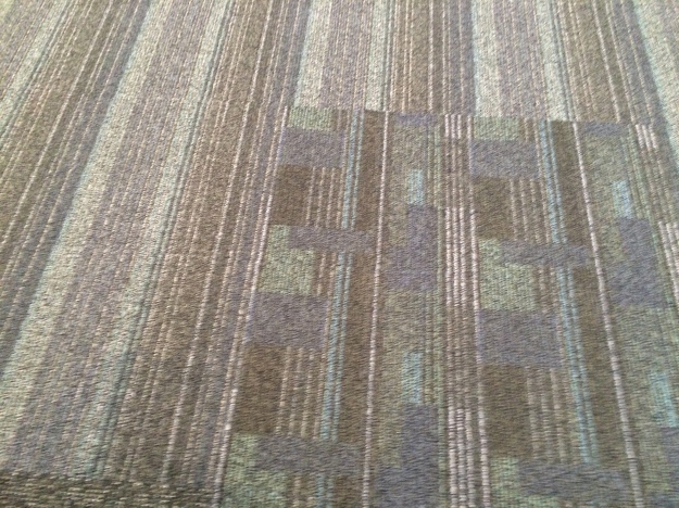 Detail of D'port airport carpet.